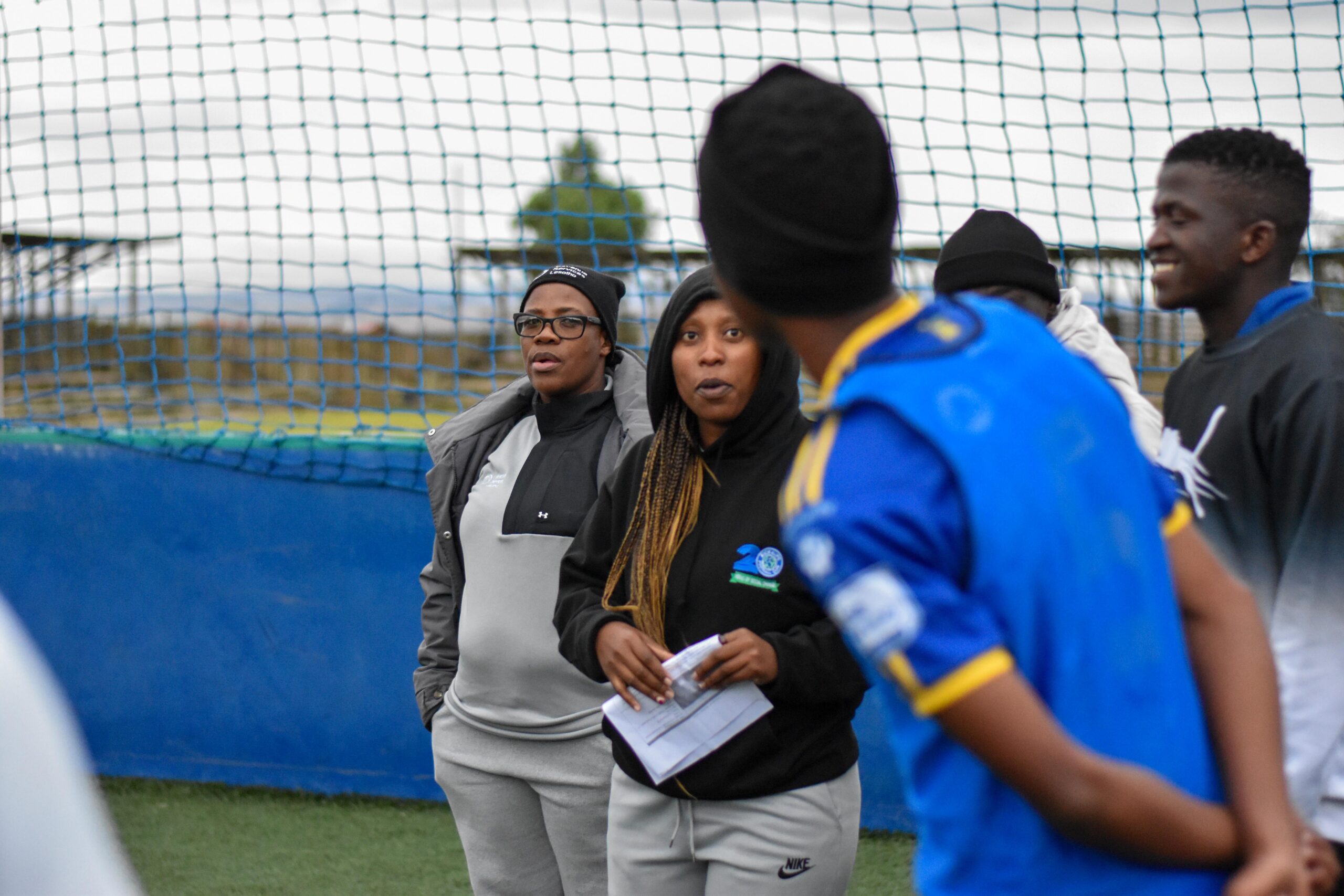 Group discussion during the Lesotho coaching course