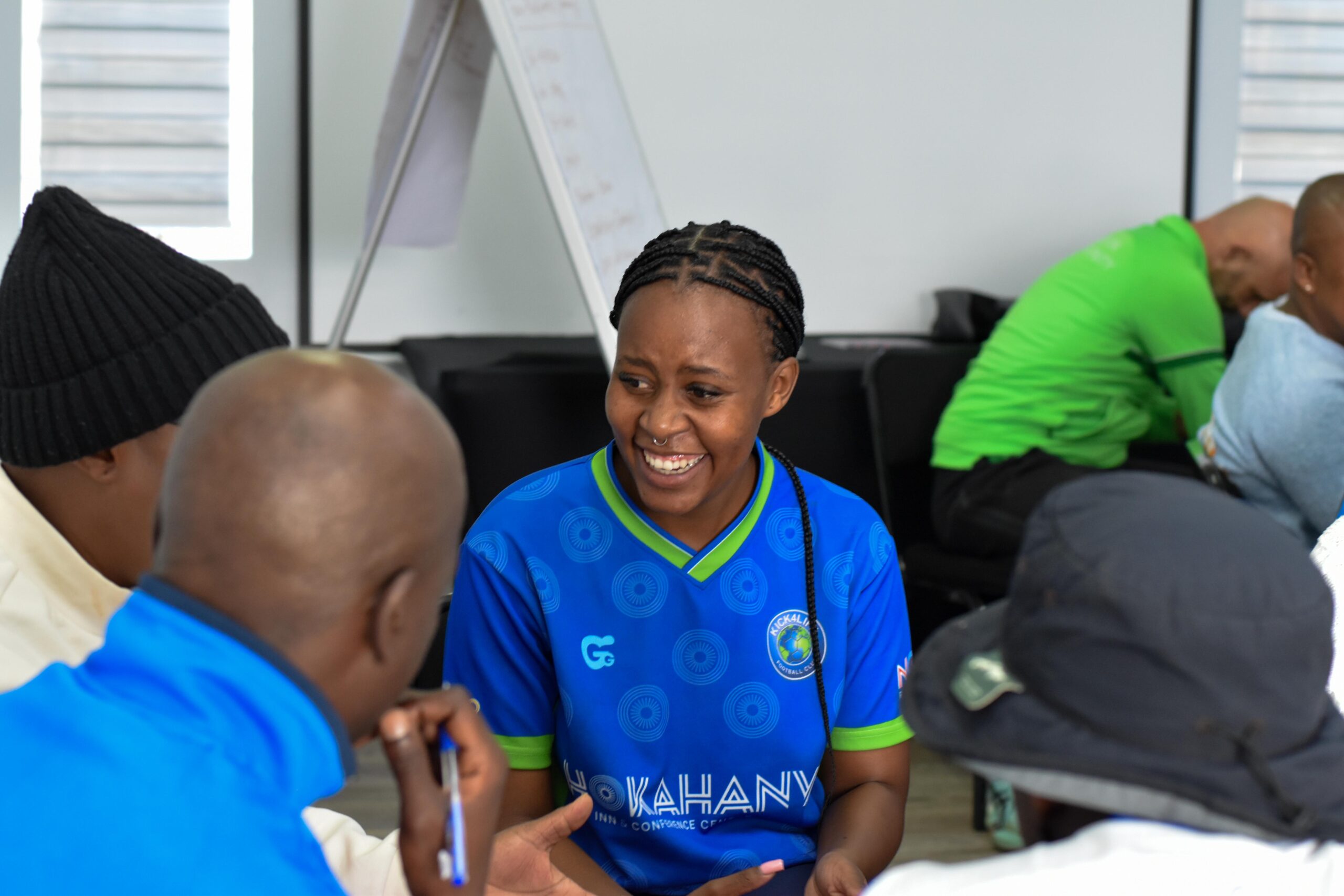 Coaches during the Lesotho course