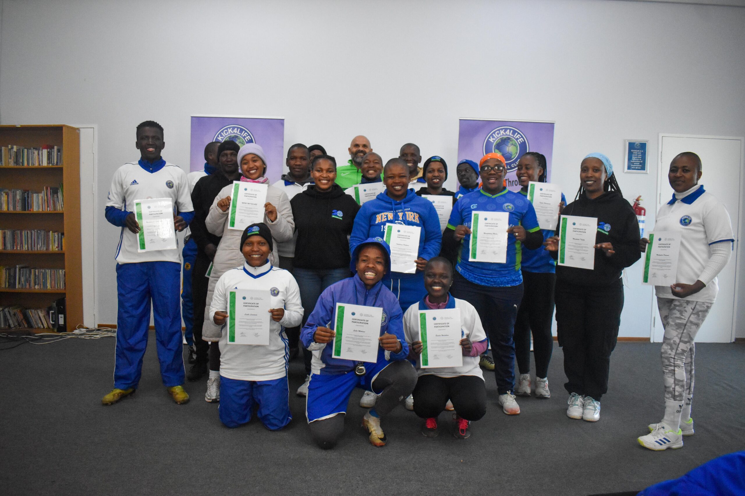 Coaches during the Lesotho course, May 2026