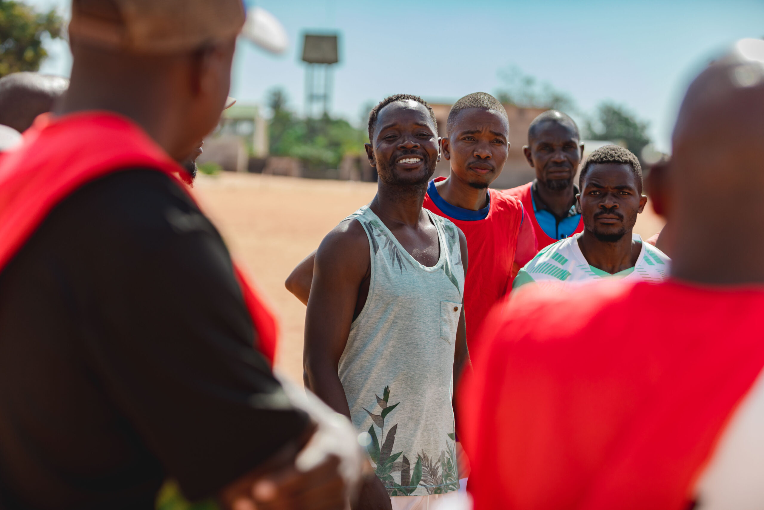 Coaches at the Massinga coaching course